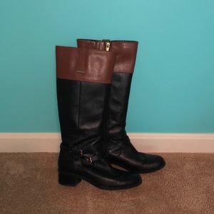 Black & Brown Riding Boots